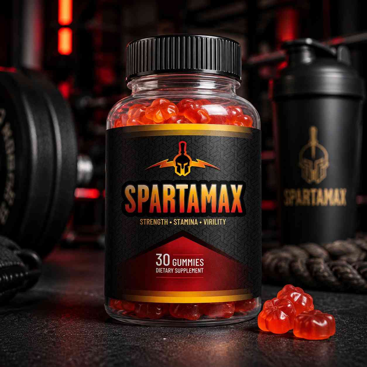 Spartamax dietary supplement bottle
